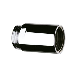 Rallonge chromée MF1/2" L.50 Ø26 pour robinet mural