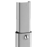 Rallonge télescopique Inox pour panneau de douche