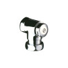 Robinet d'arrêt équipé + réglage de débit F1"- F1"1/4 chromé