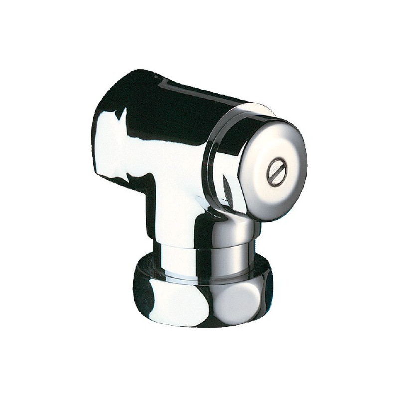 Robinet d'arrêt équipé + réglage de débit FF3/4" chromé