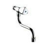 Robinet d'évier M1/2" mural avec bec orientable L.150