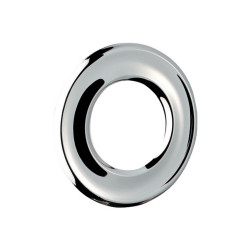 Rosace moulurée murale Ø55x27x2 pour robinet M3/4"