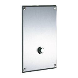TEMPOCHASSE WC 1" robinet encastré/plaque + nez Ø32/55 ~7sec