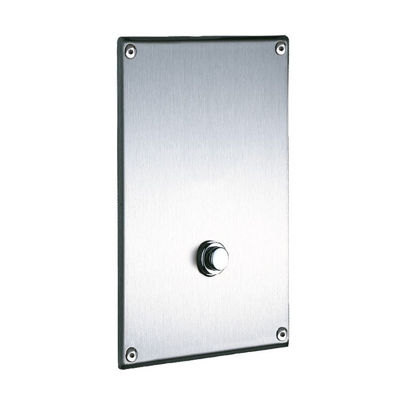 TEMPOCHASSE WC 1" robinet encastré/plaque + nez Ø32/55 ~7sec