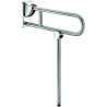 Barre rabattable avec béquille Ø32 L.650 Inox satiné