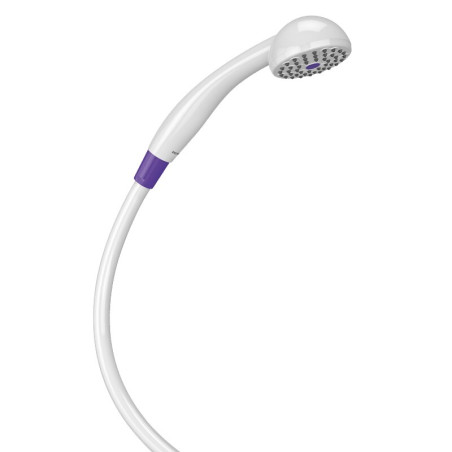 25 x Ensembles douche jetables violets L.1,50 m