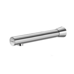BINOPTIC 2 lavabo M1/2" robinet mural Inox satiné L.220 secteur