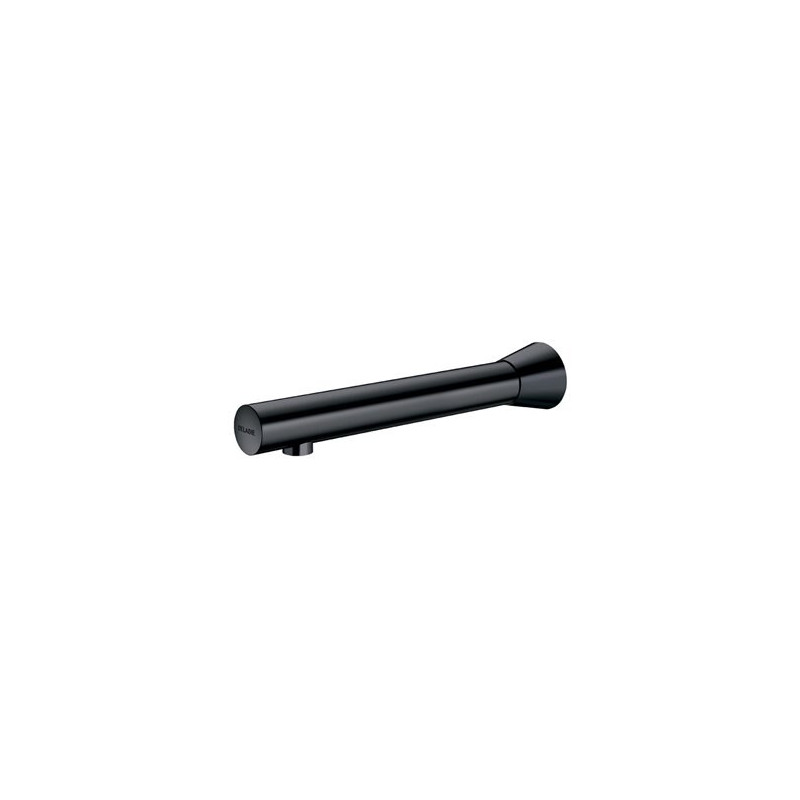 BINOPTIC 2 lavabo M1/2" robinet mural noir mat L.220 secteur