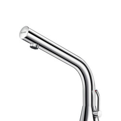 BINOPTIC MIX 2 lav M3/8"mitigeur Inox chromé H.170 sect Bluetooth