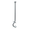 Tubulure d'urinoir F1/2" + rosace pour DELTACÉRAM