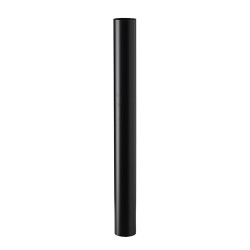 Élément droit 1000- air simple P PGI, Ø60, noir grainé mat RAL 9030