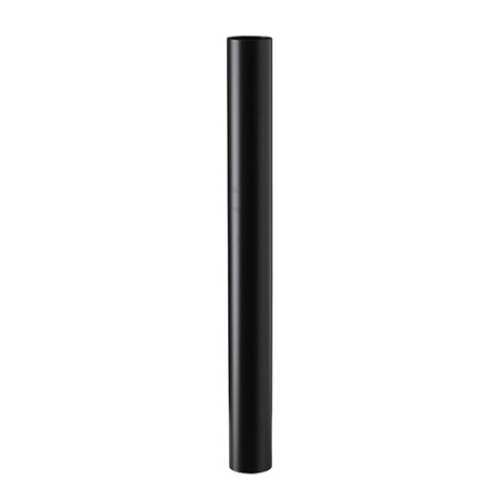 Élément droit 1000- air simple P PGI, Ø60, noir grainé mat RAL 9030