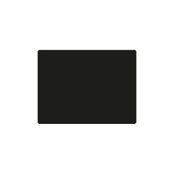 Plaque sol rectangle 100x75 noir