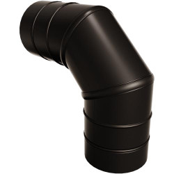 EC 90- air simple P PGI, Ø60, noir grainé mat RAL 9030