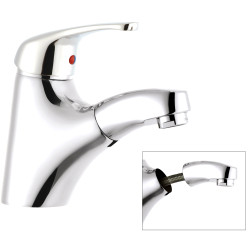 Mitigeur lavabo à douchette extractible