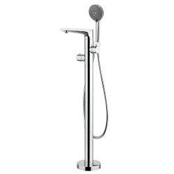 Colonne bain-douche thermostatique îlot par le sol RUBY
