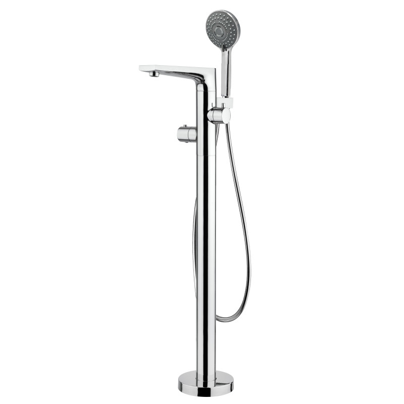Colonne bain-douche thermostatique îlot par le sol RUBY