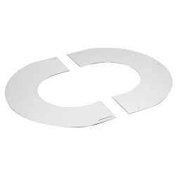 Plaque de propreté 30/40° inox Condensor, Ø300, non peint