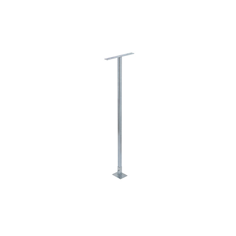 Pied de support carneau tubage simple paroi