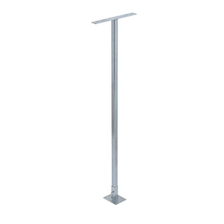 Pied de support carneau tubage simple paroi