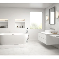 Colonne bain-douche thermostatique îlot par le sol RUBY