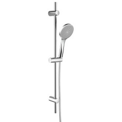 Barre de douche 700 mm ø avec douchette 1 jet flex 150 cm