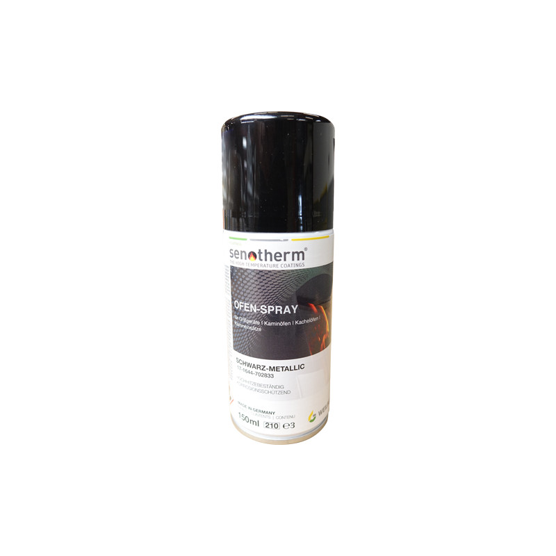 Bombe 150ML peint. noir mat 2MM H.T