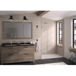 Panneau mural Kinewall Lambris horizontal beige