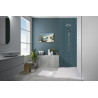 Panneau mural Kinewall Lambris horizontal blanc