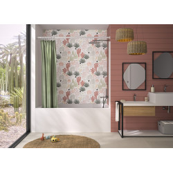 Panneau mural Kinewall Lambris horizontal terracotta