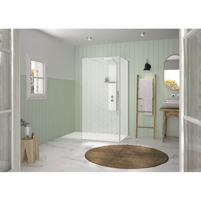 Alu blanc graine · tissage