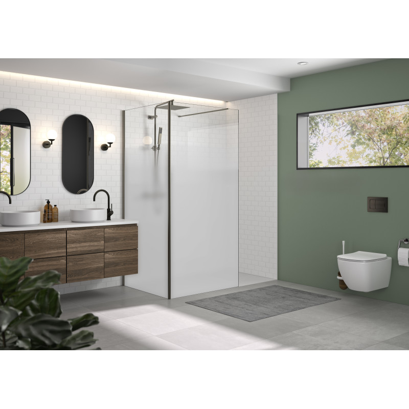 Alu graphite brosse · cosmos XL • Profilé à gauche