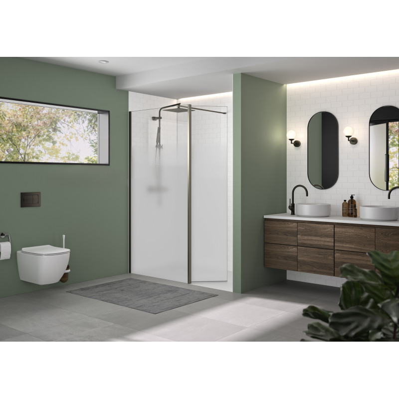 Alu graphite brosse · cosmos XL • Profilé à gauche