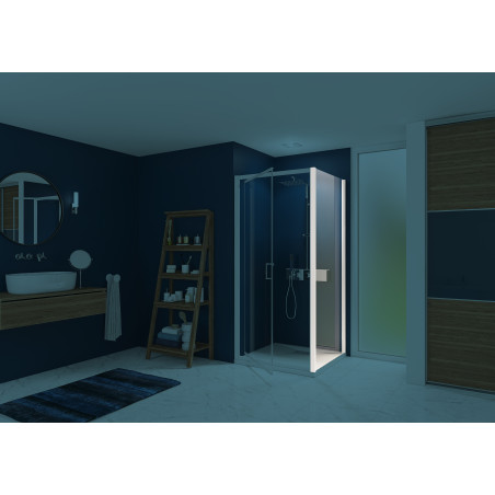 Paroi fixe Smart Express, montage en angle