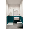 Panneau mural Kinewall Mixte bleu nuit + enduit blanc