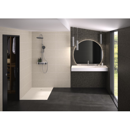 Colonne de douche Aquanova thermostatique, chromée