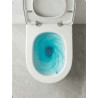 Pack WC suspendu DOMAO 300 Vortex 52 cm, blanc brillant