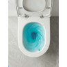 Pack WC à poser DOMAO 300 Vortex 65 cm, blanc brillant