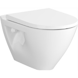 Cuvette WC suspendue DOMAO 100 Mille Plus sans bride