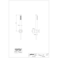 Minikit douchette 1 jet s304