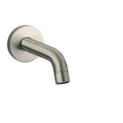 Bec mural 15 cm PVD grey acier