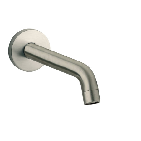 Bec mural 25 cm PVD grey acier