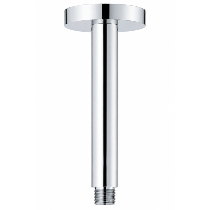 Bras plafonnier rond 10 cm chrome