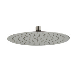 Pomme de tête ronde 250 mm inox brossé