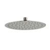 Pomme de tête ronde 250 mm inox brossé