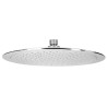 Pomme de tête ronde 250 mm abs anticalcaire chrome