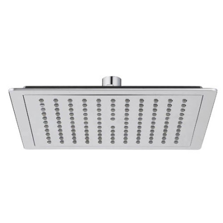 Pomme de tête carrée 225 mm abs anticalcaire chrome