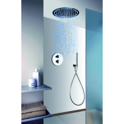 Ensemble de douche rain light techno avec interrupteur