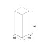 Module ALLIANCE 1 porte 35 x 100 cm - 6 coloris