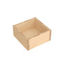 Cube organisateur de tiroir en bois 16 x 16 cm